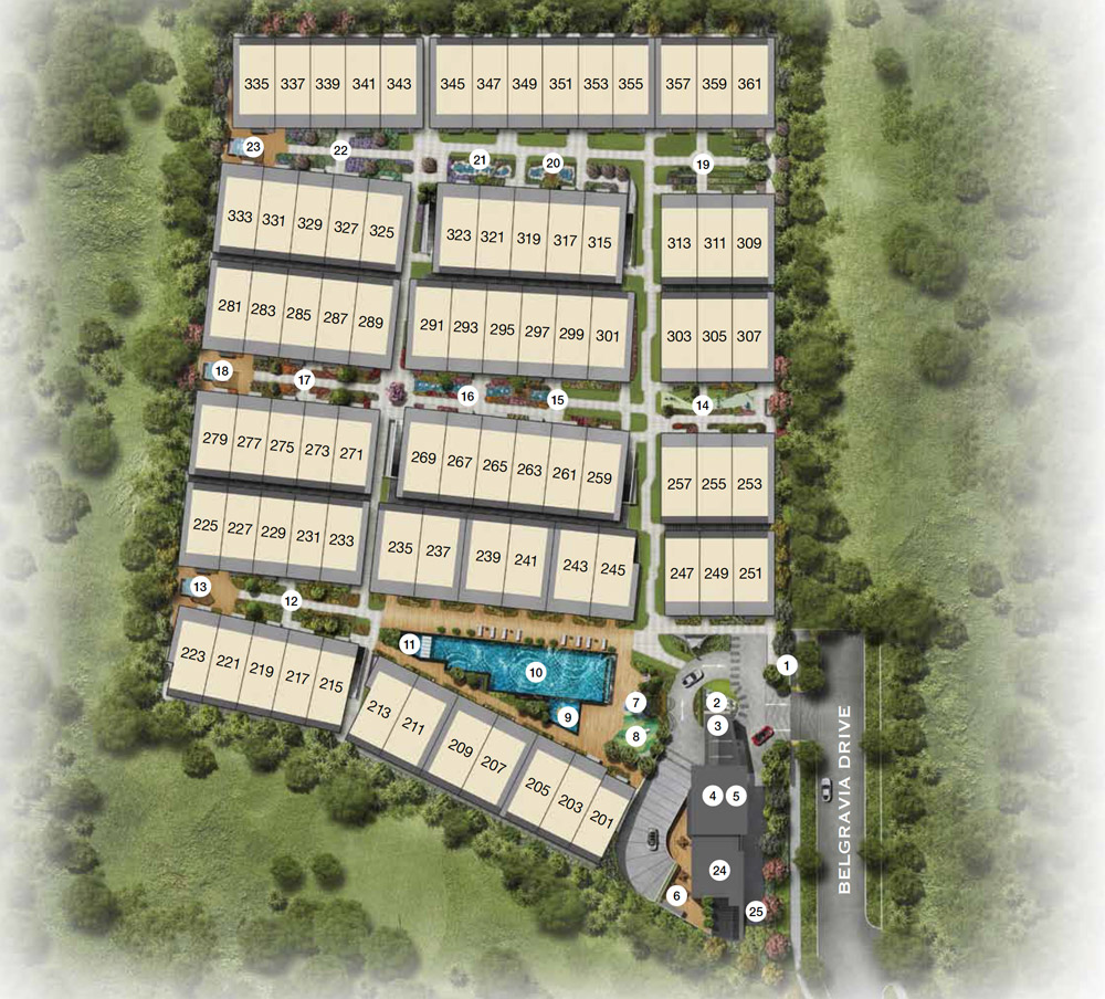 Belgravia Green Site Plan